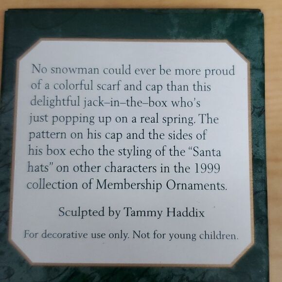 4 hallmark miniature Santa/snowman ornaments - Picture 8 of 16